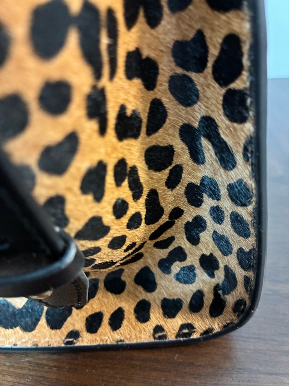 MICHAEL KORS Avril Small Leather and Cheetah Print Calf Hair Satchel - Picture 3 of 10